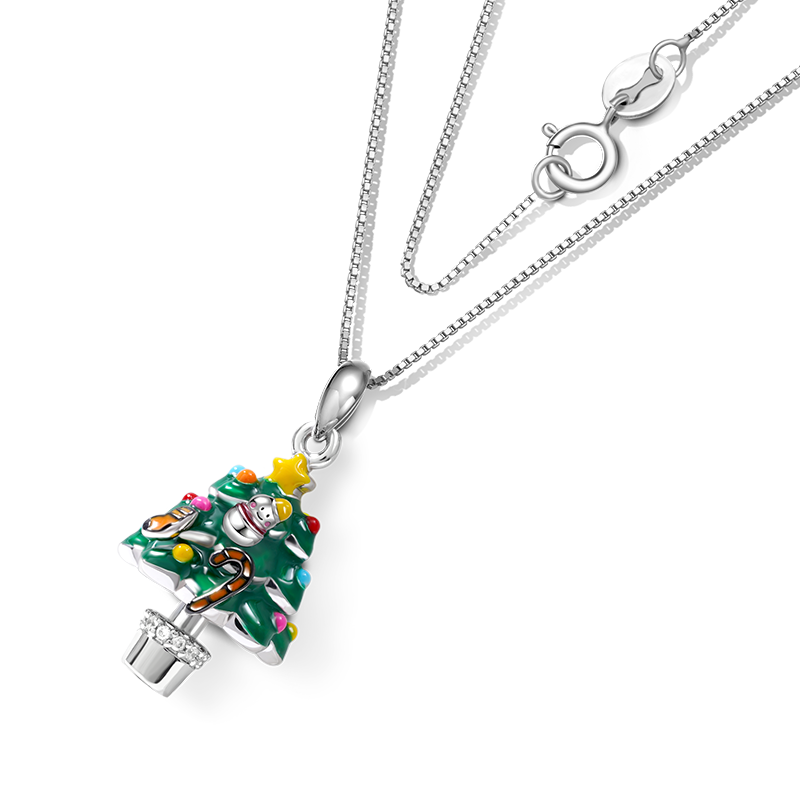 Christmas Tree Necklace image number 1