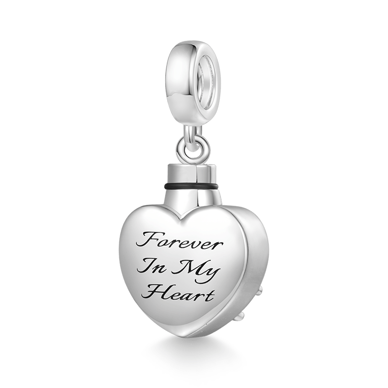 Heart Memorial Urn Ashes Pendant image number 2
