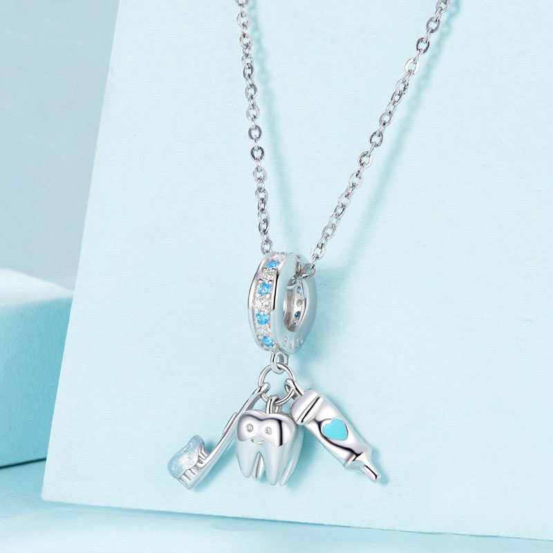 Teeth Brushing Triple Pendant image number 2