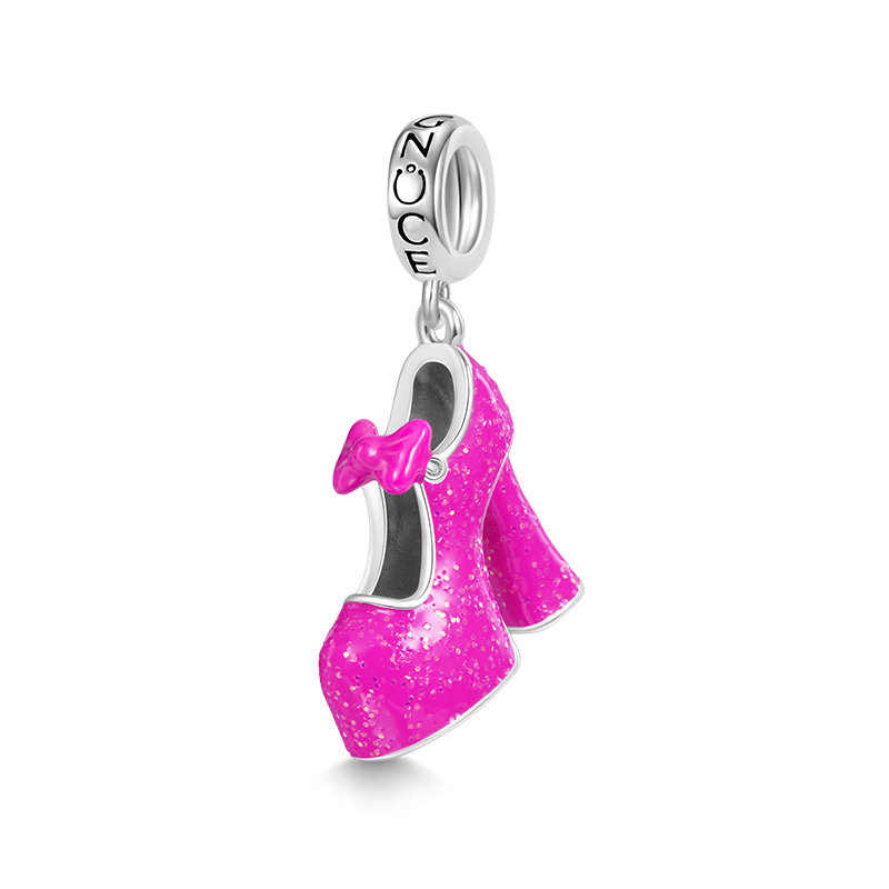 Pink High Heel Pendant image number 0