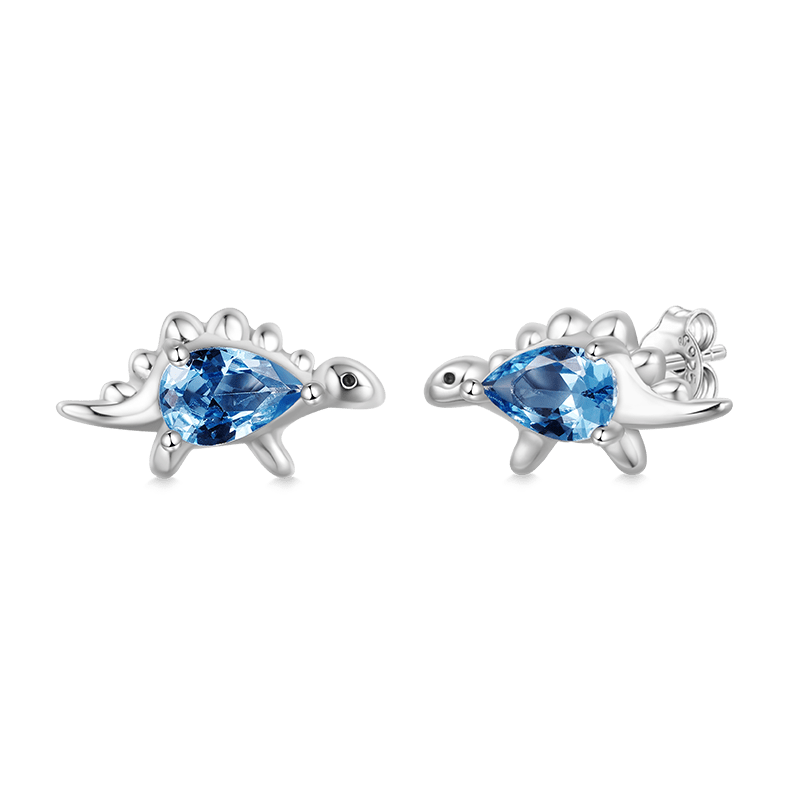 Stegosaurus Stud Earrings image number 0