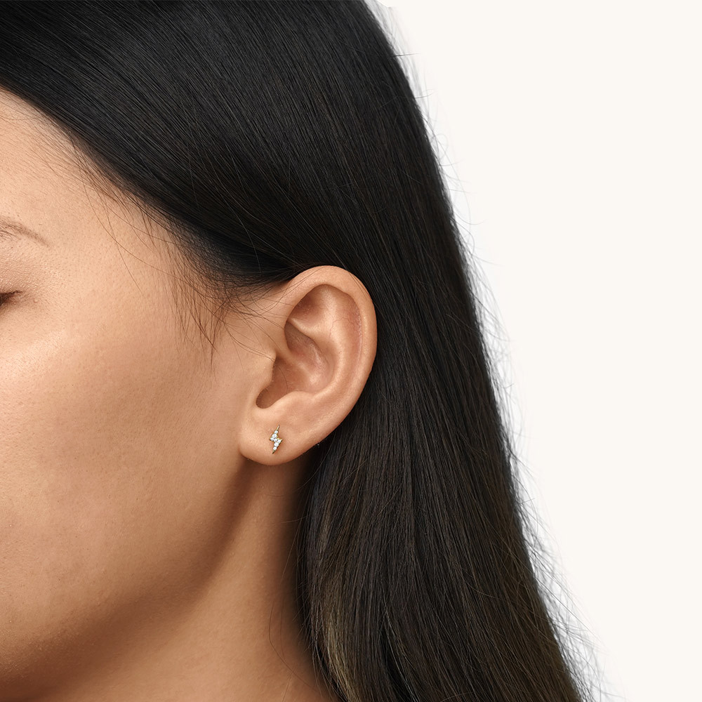 Lightning Stud Earrings image number 5