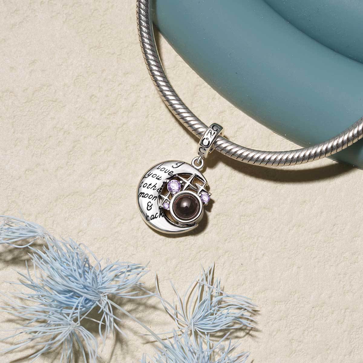 Projection Moon&Star Photo Pendant image number 4