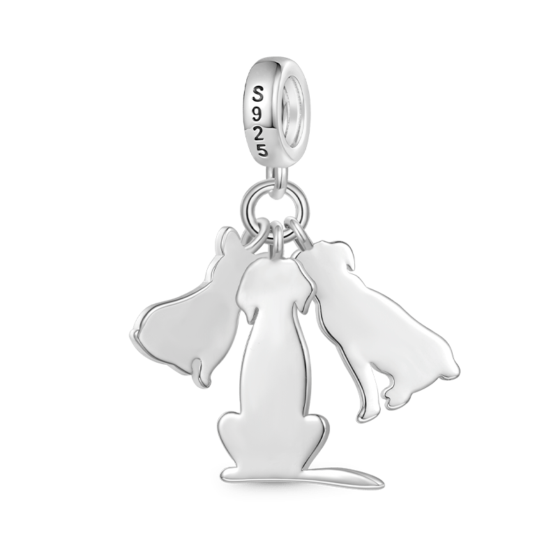 Multi-pet Dog Personalized Pendant image number 1