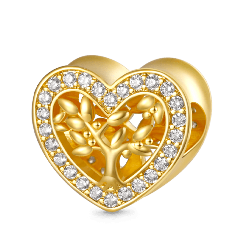 Family Tree Heart Charm image number 0