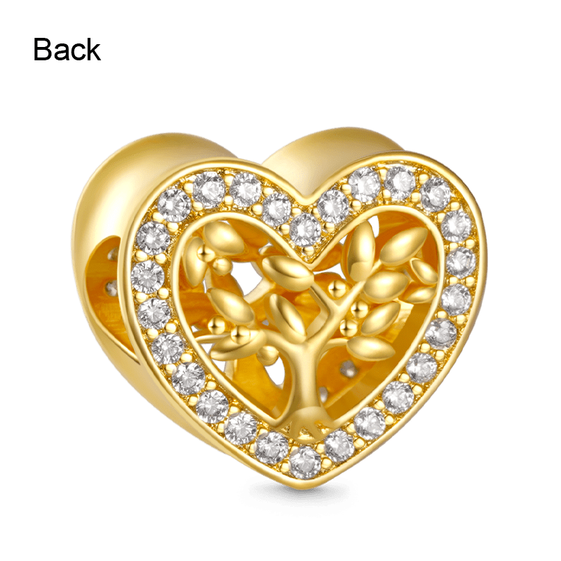 Family Tree Heart Charm image number 1
