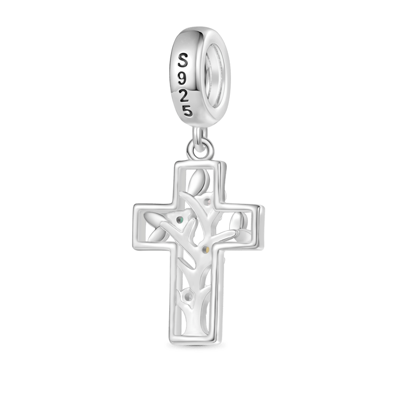 Cross Tree Of Life Pendant image number 1
