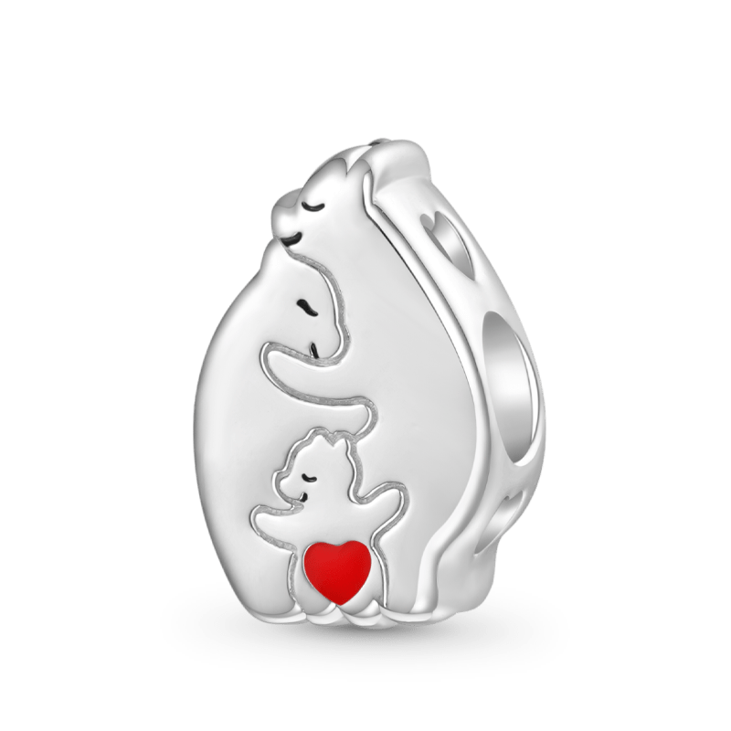 Bear Family Letter Charm image number 0
