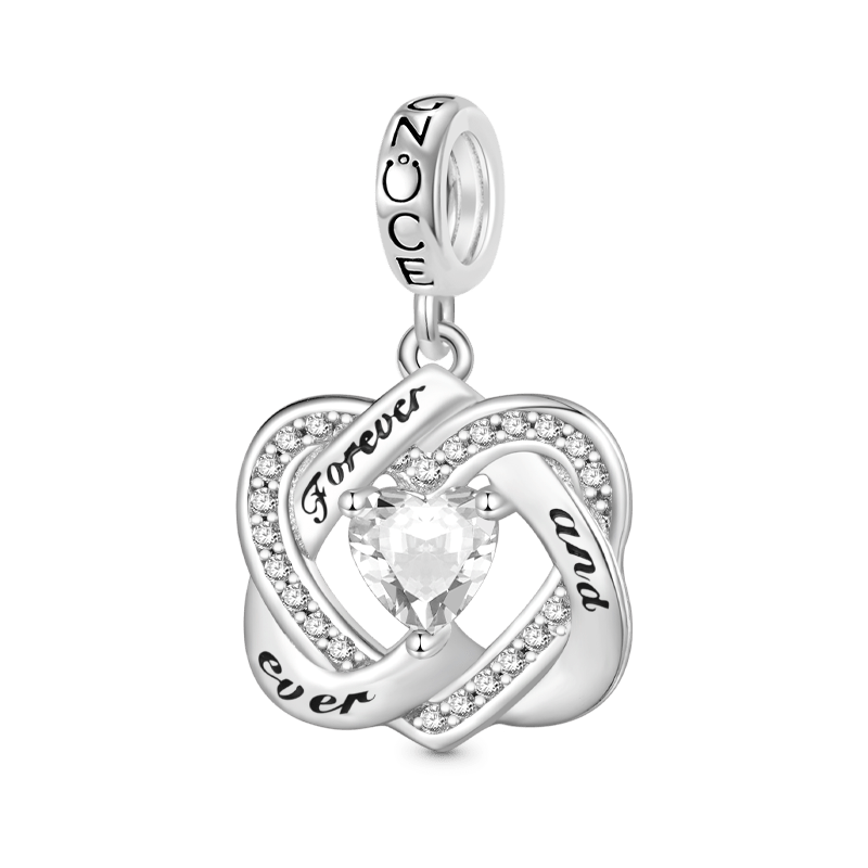 Love Heart Birthstone Pendant image number 0
