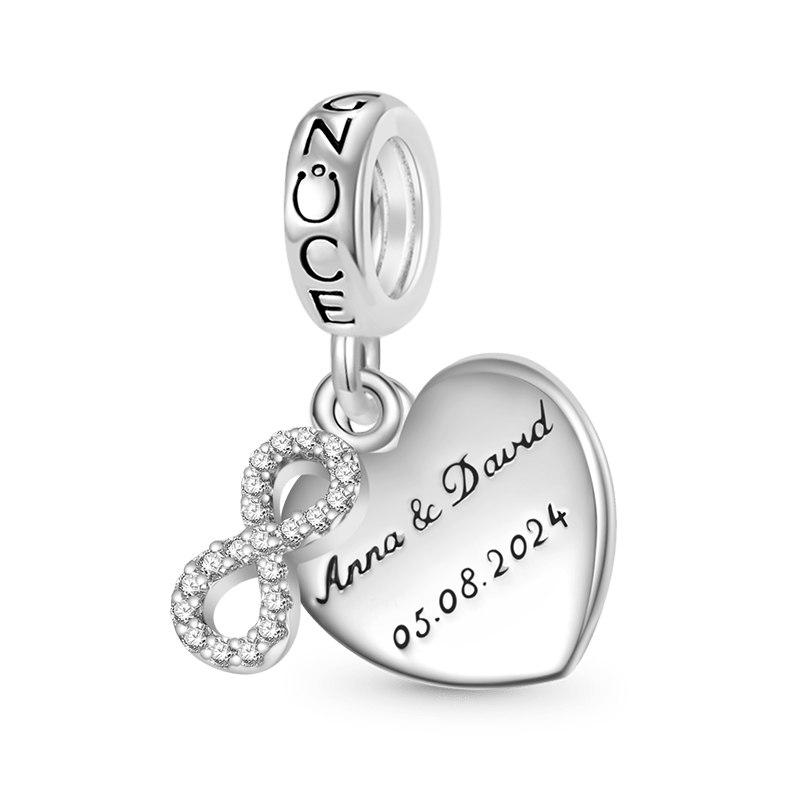 Engravable Infinite Love Pendant image number 0