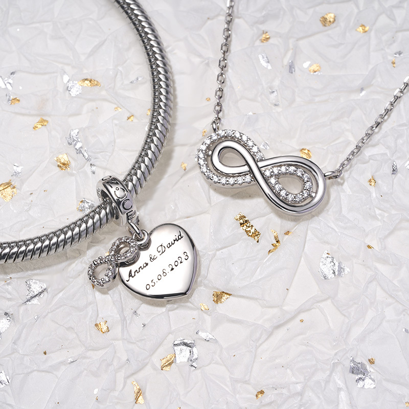 Engravable Infinite Love Pendant image number 2