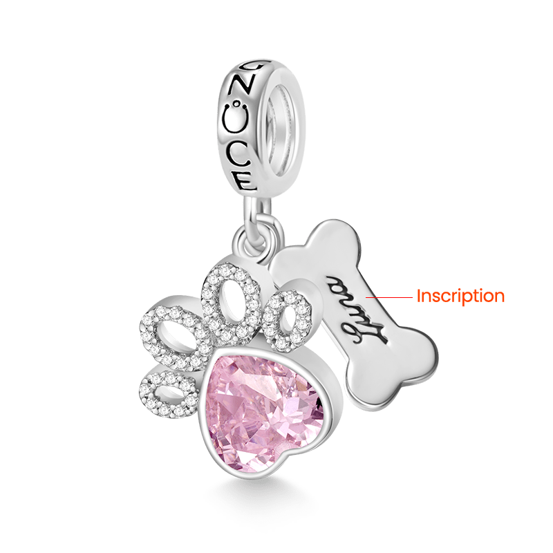 Engravable Pet Bone Pendant image number 2