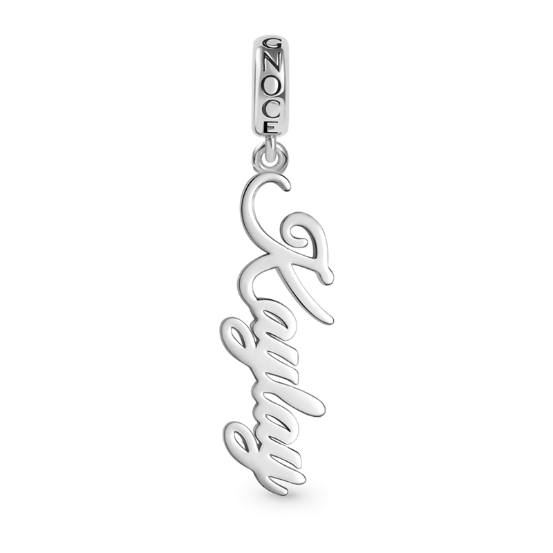 Classic Name Engravable Pendant image number 0