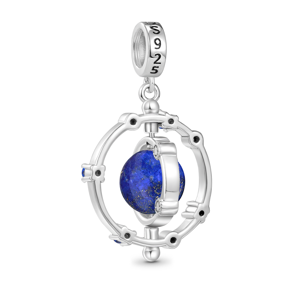 Lapis Lazuli Galaxy Pendant image number 1