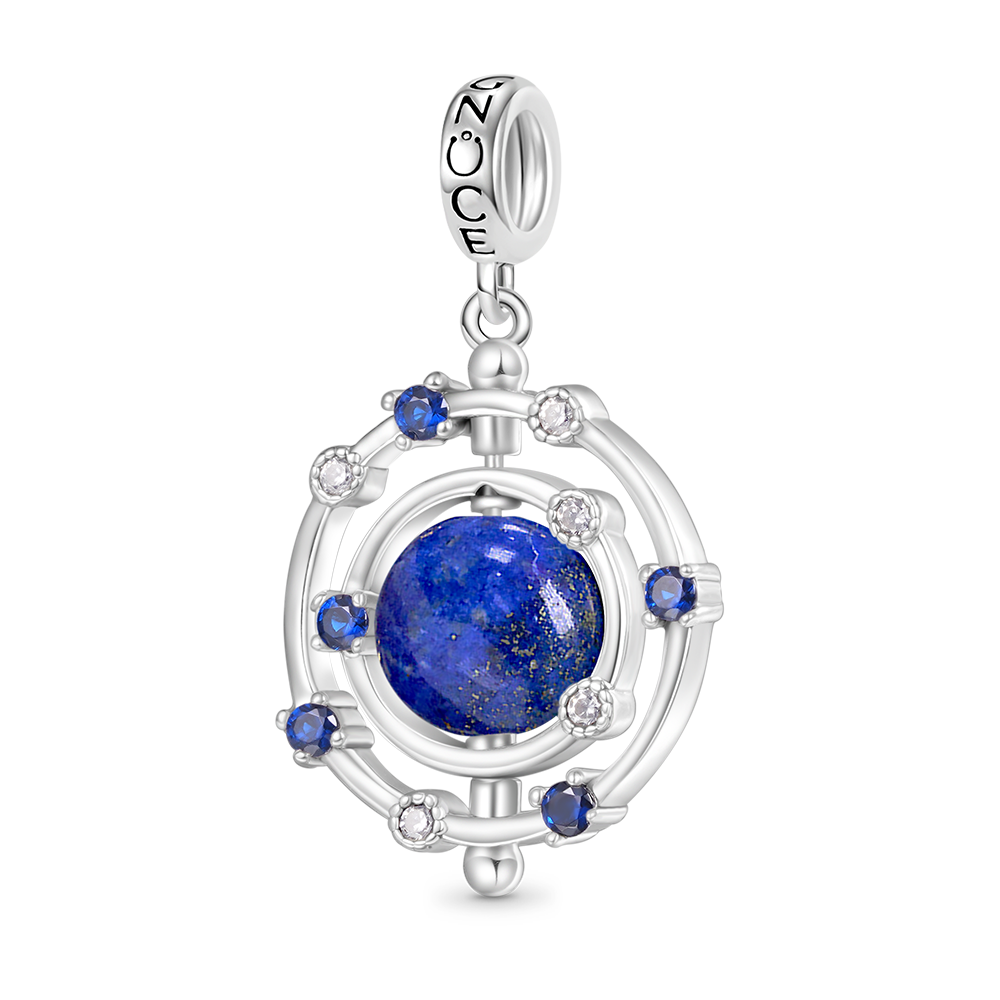 Lapis Lazuli Galaxy Pendant image number 0