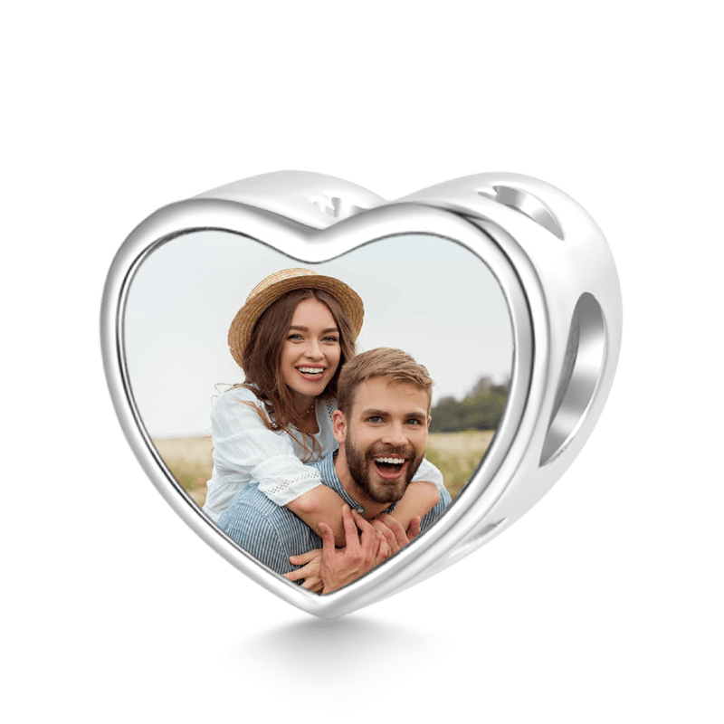 Heart Bow Photo Charm image number 1