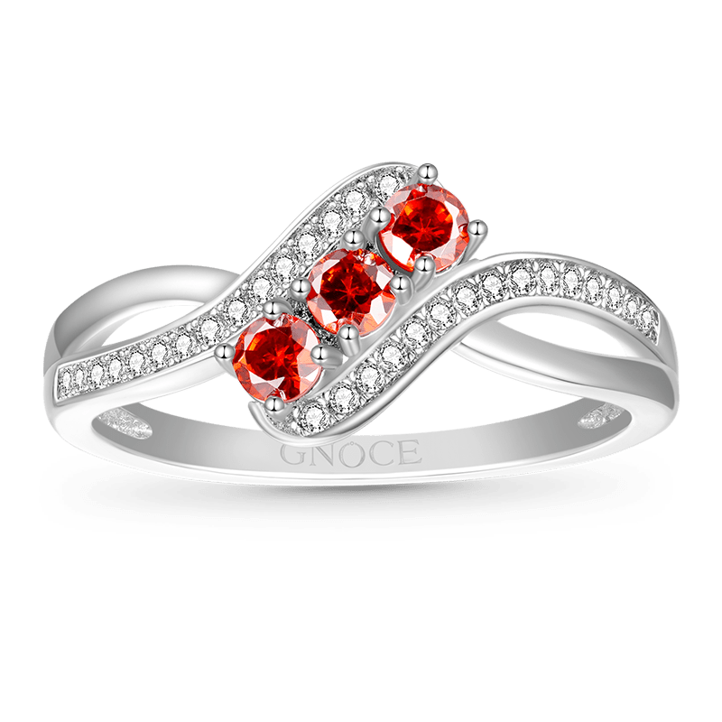 Birthstone Diamond Ring image number 1