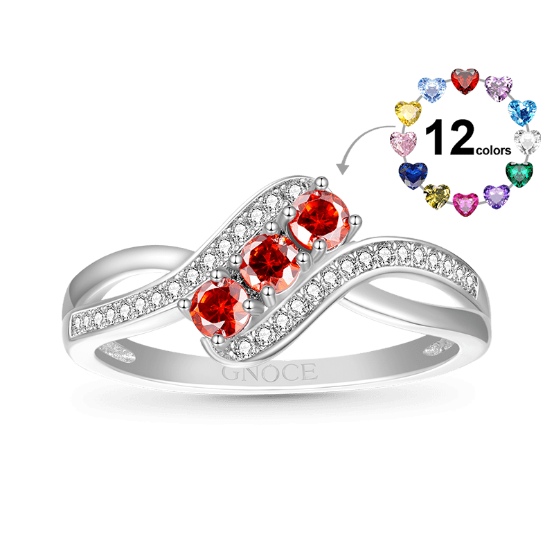 Birthstone Diamond Ring image number 0