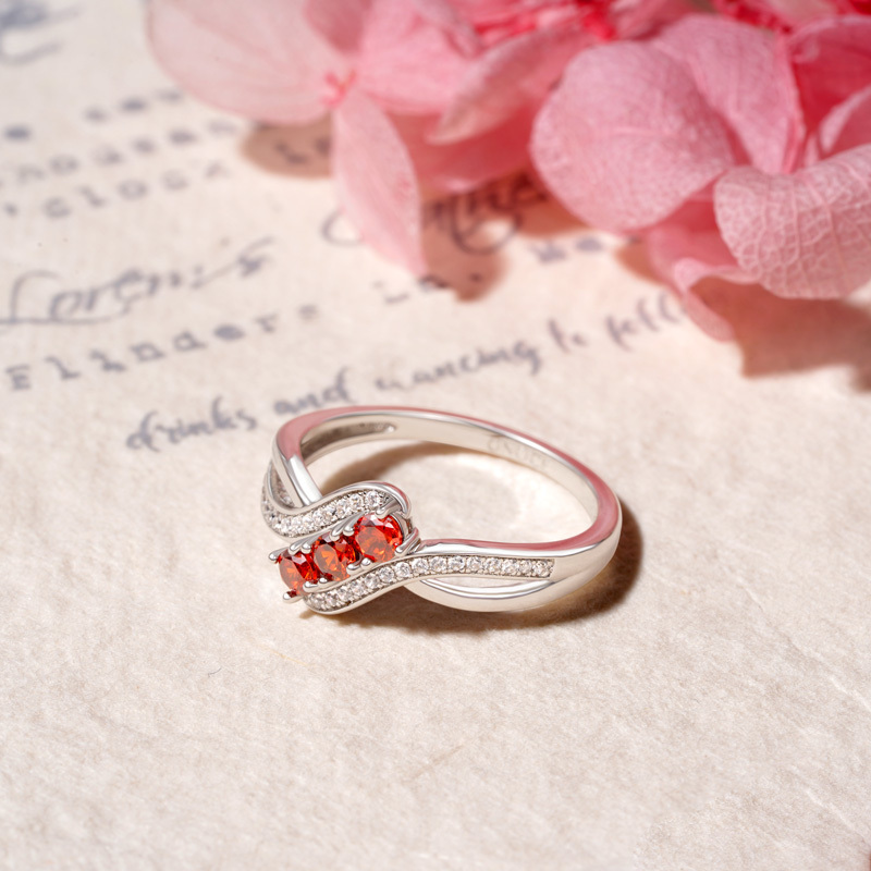 Birthstone Diamond Ring image number 3