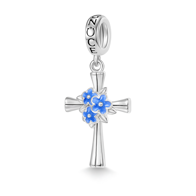 Flower Cross Pendant image number 0
