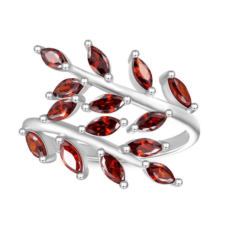 Birthstone Delicate Vines Ring image number 1