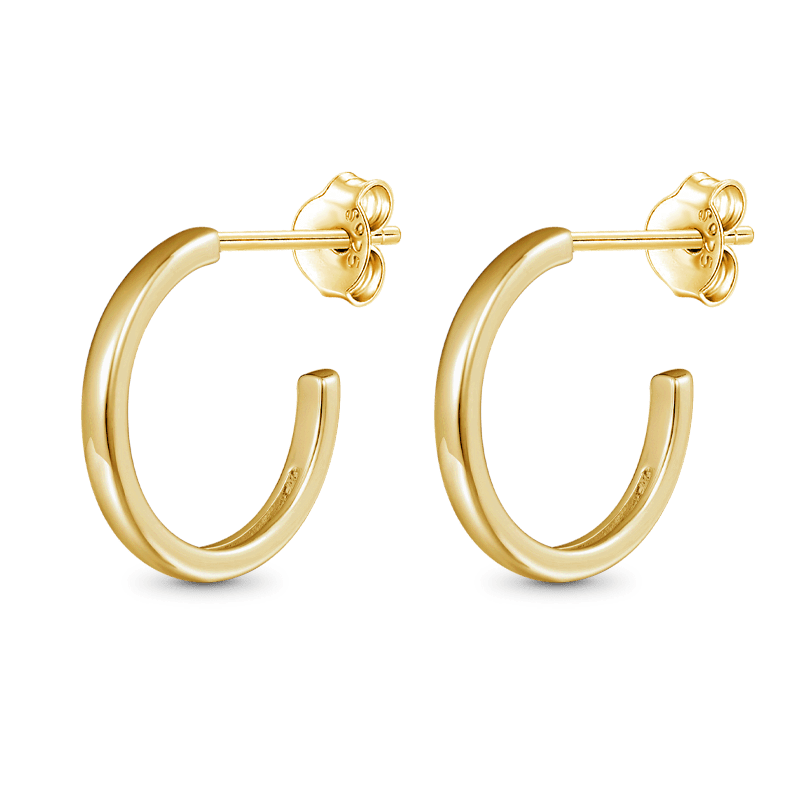 Flat Hoops Earrings image number 0