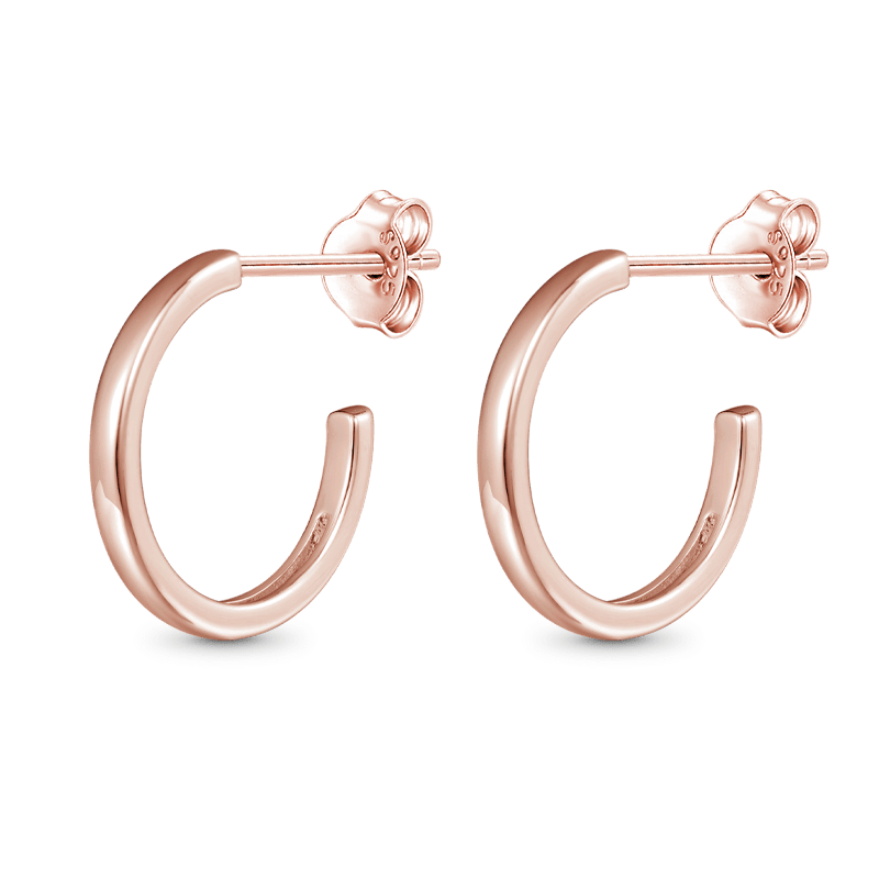 Flat Hoops Earrings image number 0