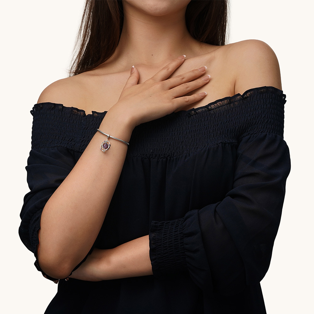 Amethyst Galaxy Pendant image number 5