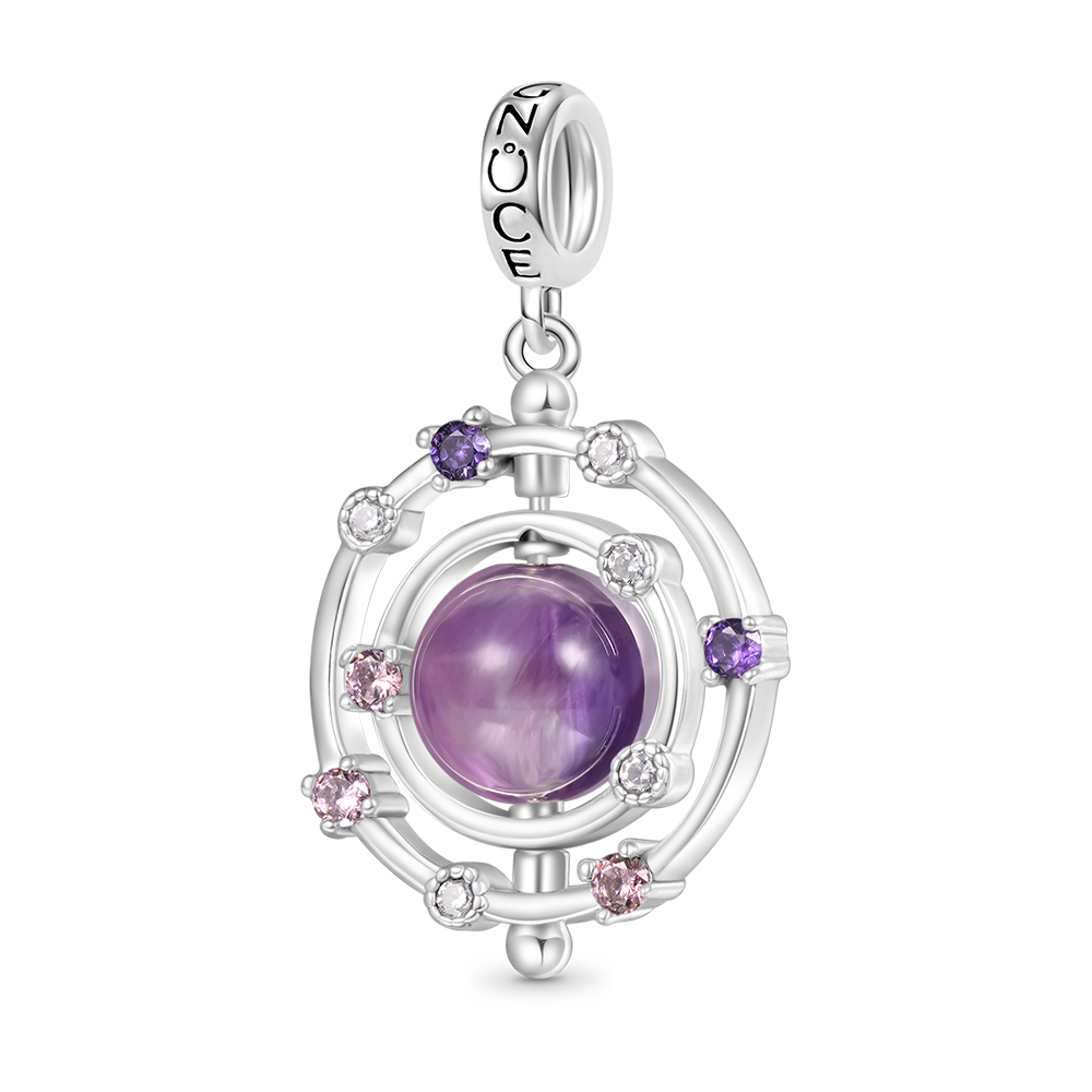 Amethyst Galaxy Pendant image number 0