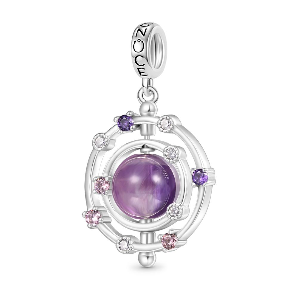 Amethyst Galaxy Pendant image number 0
