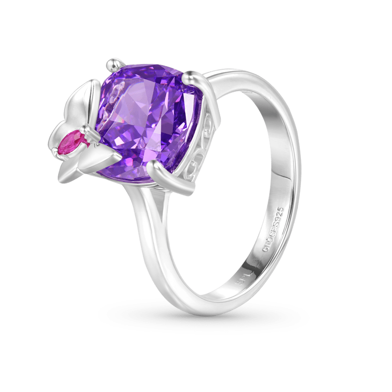 Square-cut Butterfly Ring image number 1