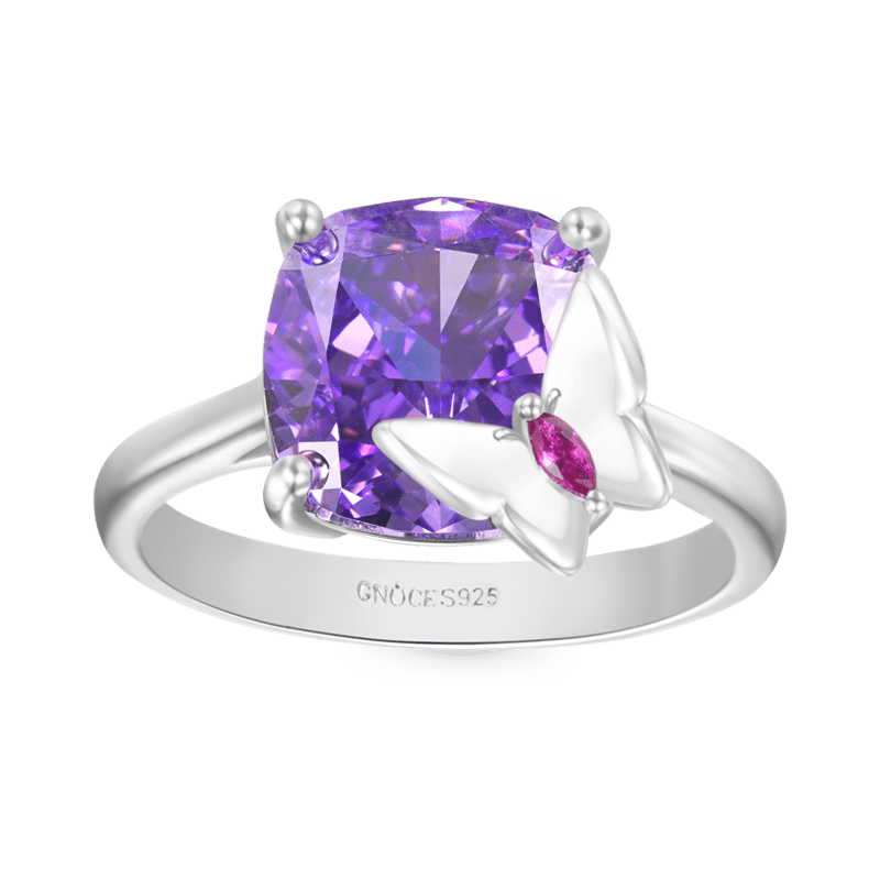 Square-cut Butterfly Ring image number 0