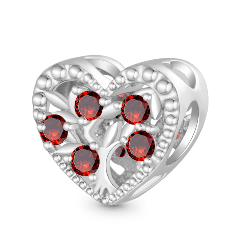 Tree of Life Heart Charm image number 0
