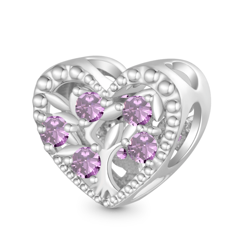 Tree of Life Heart Charm image number 0