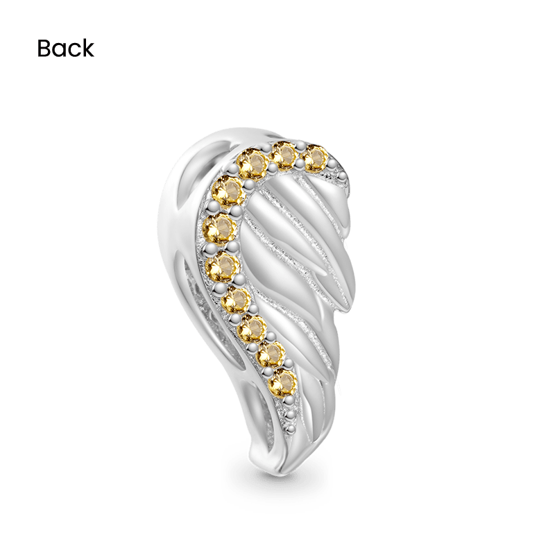 Angel Wings Personalized Charm image number 1