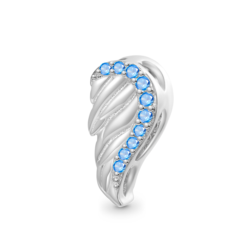 Angel Wings Personalized Charm image number 0
