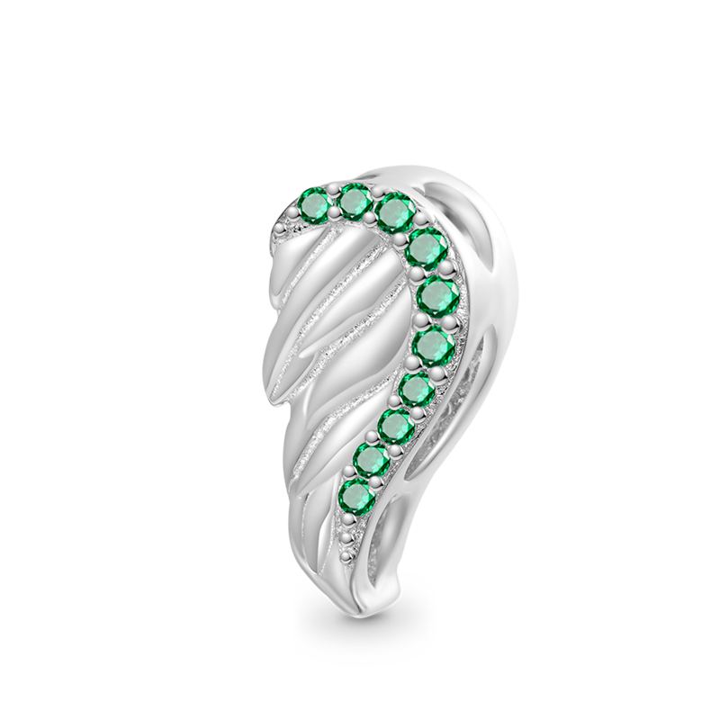 Angel Wings Personalized Charm image number 0