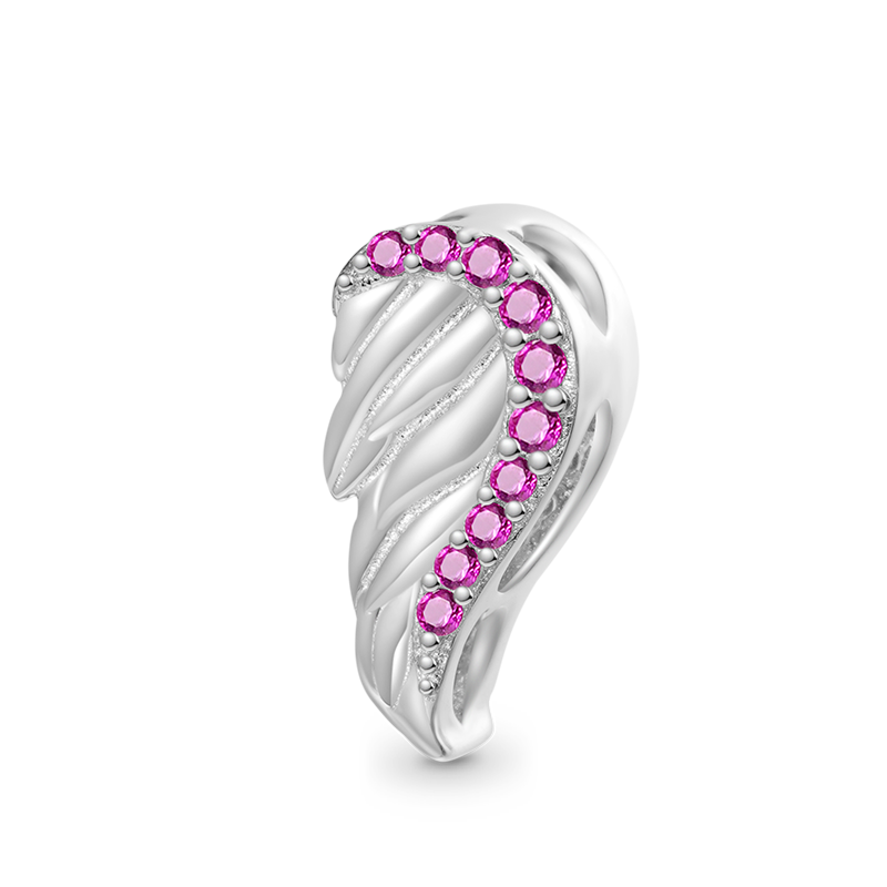 Angel Wings Personalized Charm image number 0
