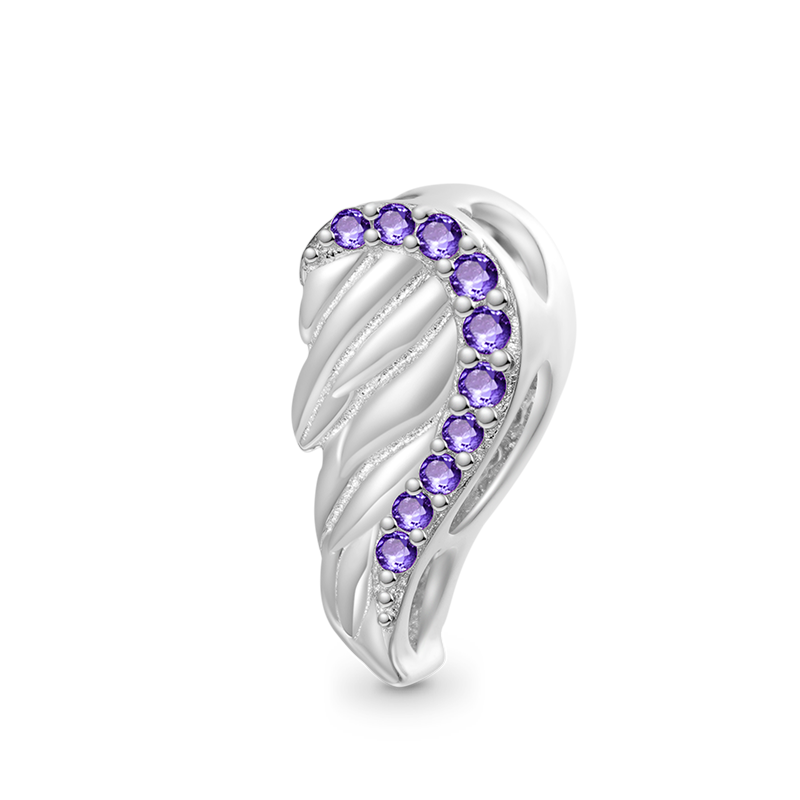 Angel Wings Personalized Charm image number 0