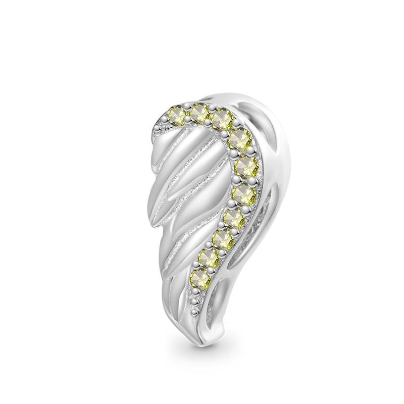 Angel Wings Personalized Charm image number 0