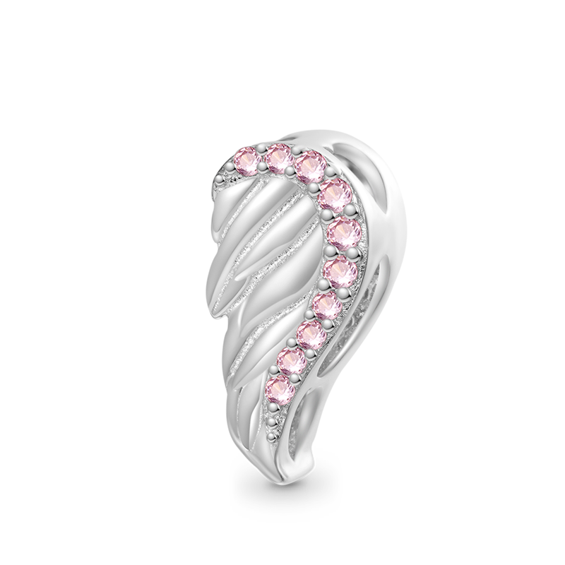 Angel Wings Personalized Charm image number 0