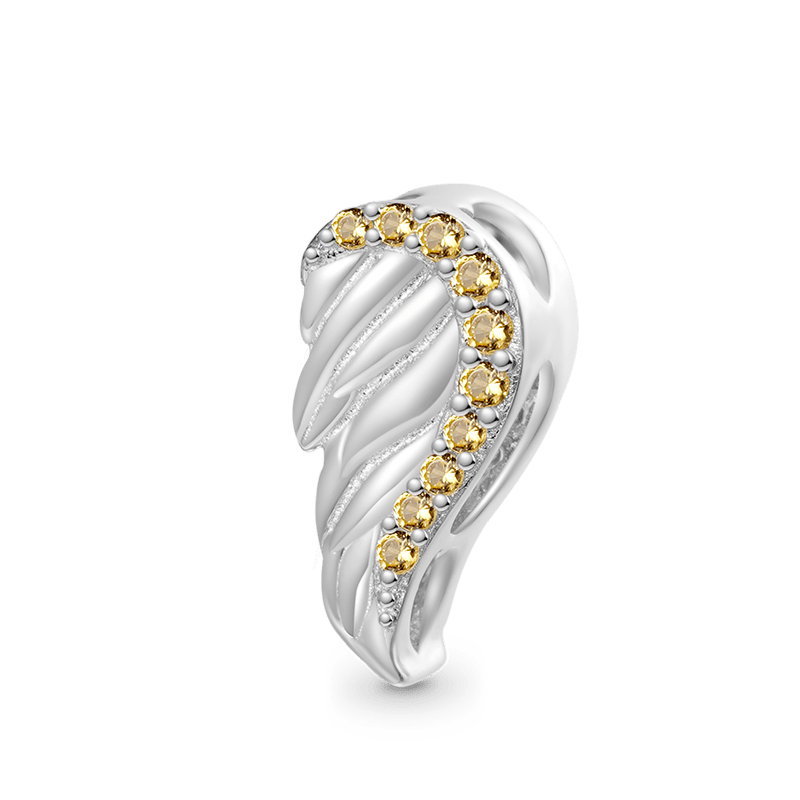 Angel Wings Personalized Charm image number 0