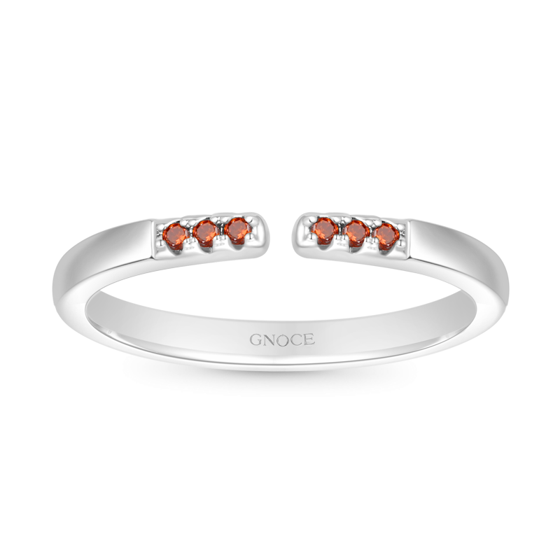 Birthstone Adjustable Ring image number 1