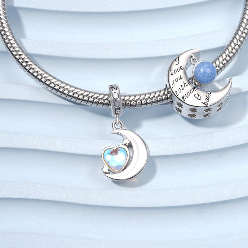 Heart Moon Pendant image number 2