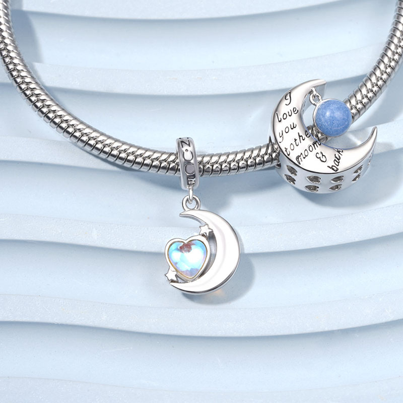 Heart Moon Pendant image number 2
