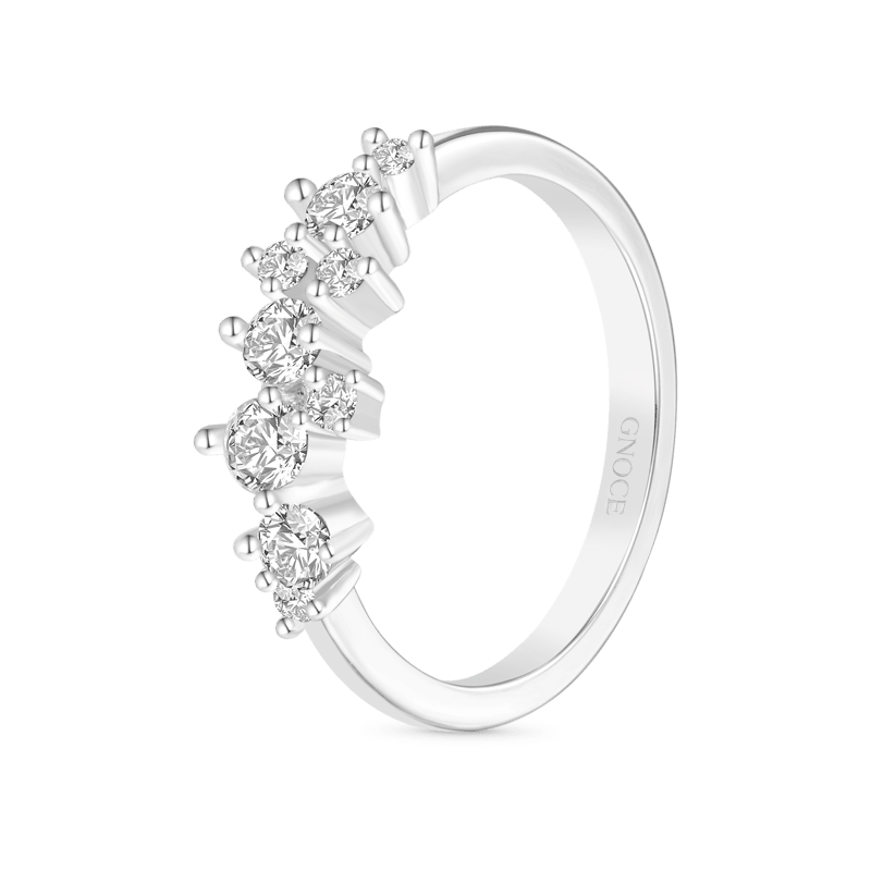 Diamond Cluster Ring image number 2