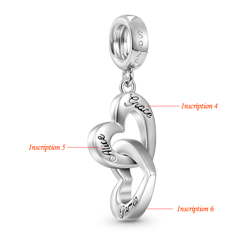 Engravable Name Heart Pendant image number 3