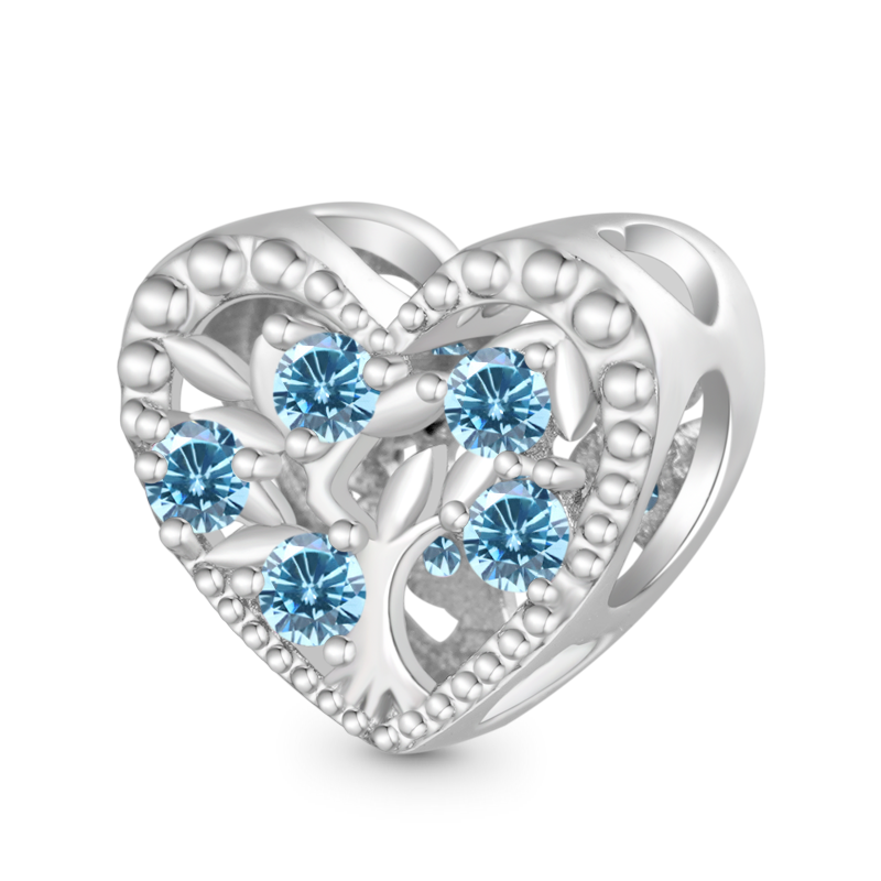 Tree of Life Heart Charm image number 0