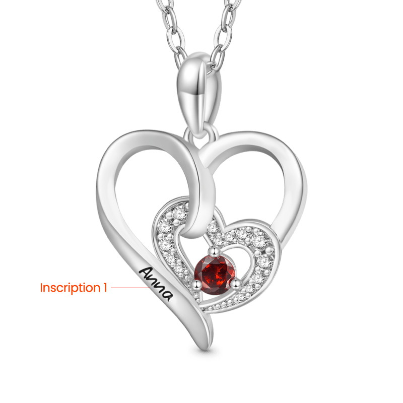 Double Love Necklace image number 1