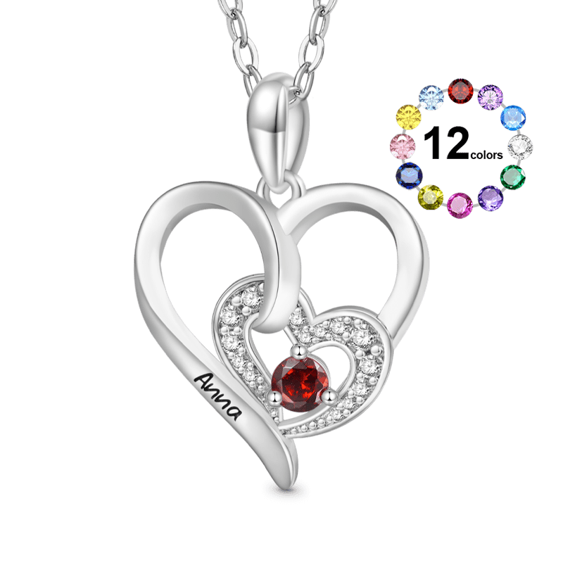 Double Love Necklace image number 0